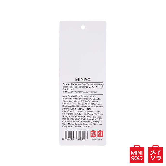 Túi Đựng Hộp Cơm Trưa Miniso Hàng Chính Hãng