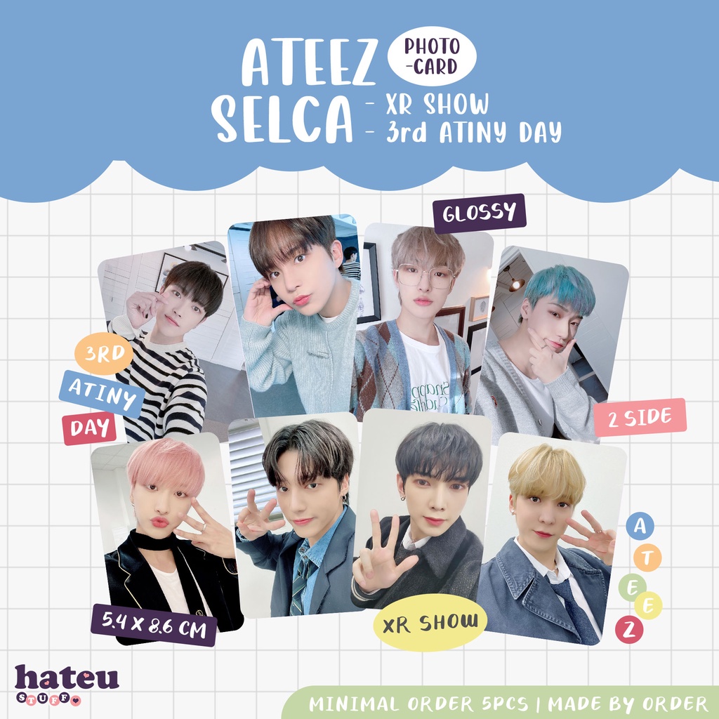 Ảnh Nhóm Nhạc Ateez Selca XR Show, Ngày Thiếu Nhi