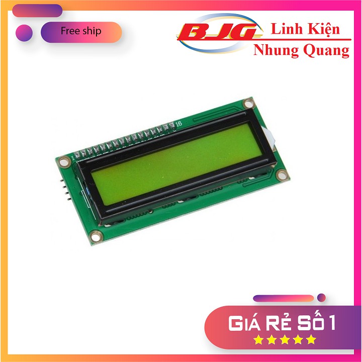 Màn Hình LCD 16x2 3.3-5V - linh kiện điện tử 3m