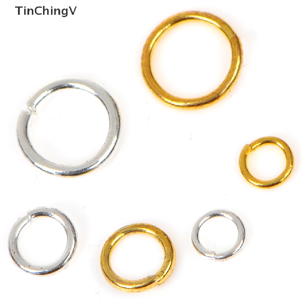 Vòng Nối Mở 3 / 4 / 6mm Màu Vàng / Bạc Làm Trang Sức DIY