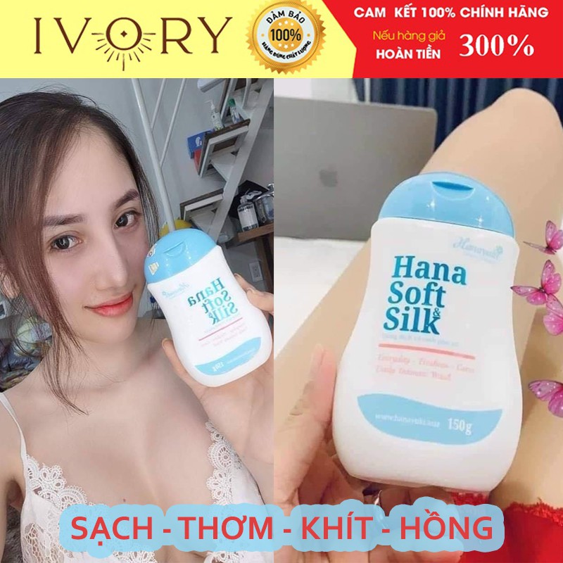 Hana Soft Silk Dung Dịch Vệ Sinh CHÍNH HÃNG Vệ Sinh Phụ Nữ Hanayuki Làm Hồng Sạch Thơm Vùng Kín Khử Mùi Giảm Ngứa