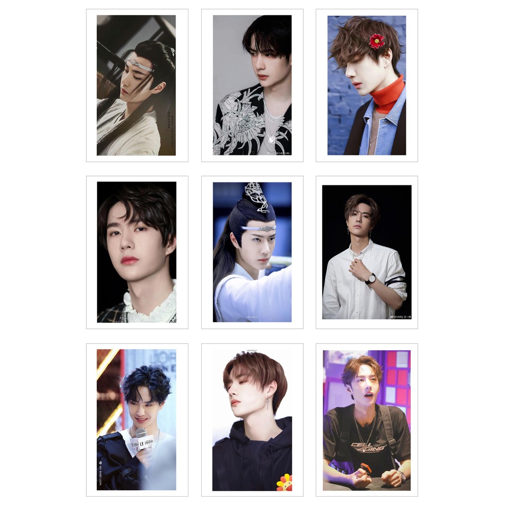 Lomo Card Ảnh VƯƠNG NHẤT BÁC ( WANG YI BO) - gồm 45 ảnh