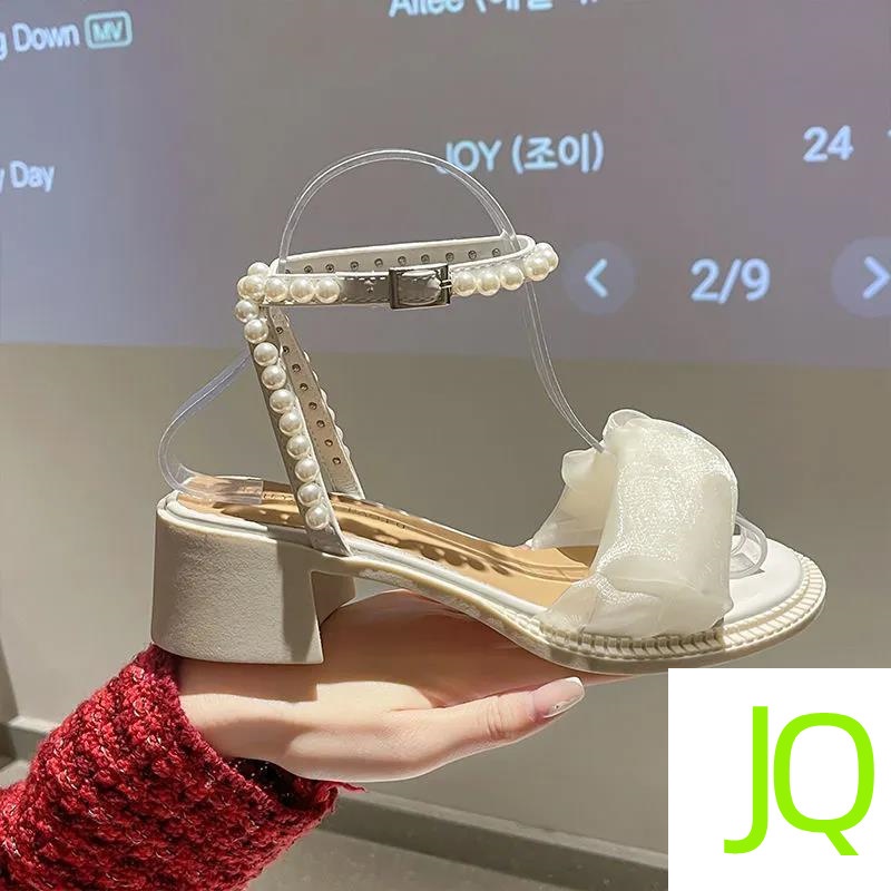 Giày cao gót đế dày phong cách mới mùa hè 2022 cho nữ