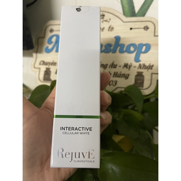 ✅Chính Hãng- Tinh chất trắng da, mờ nám REJUVE INTERACTIVE CELLULAR WHITE 50 mL