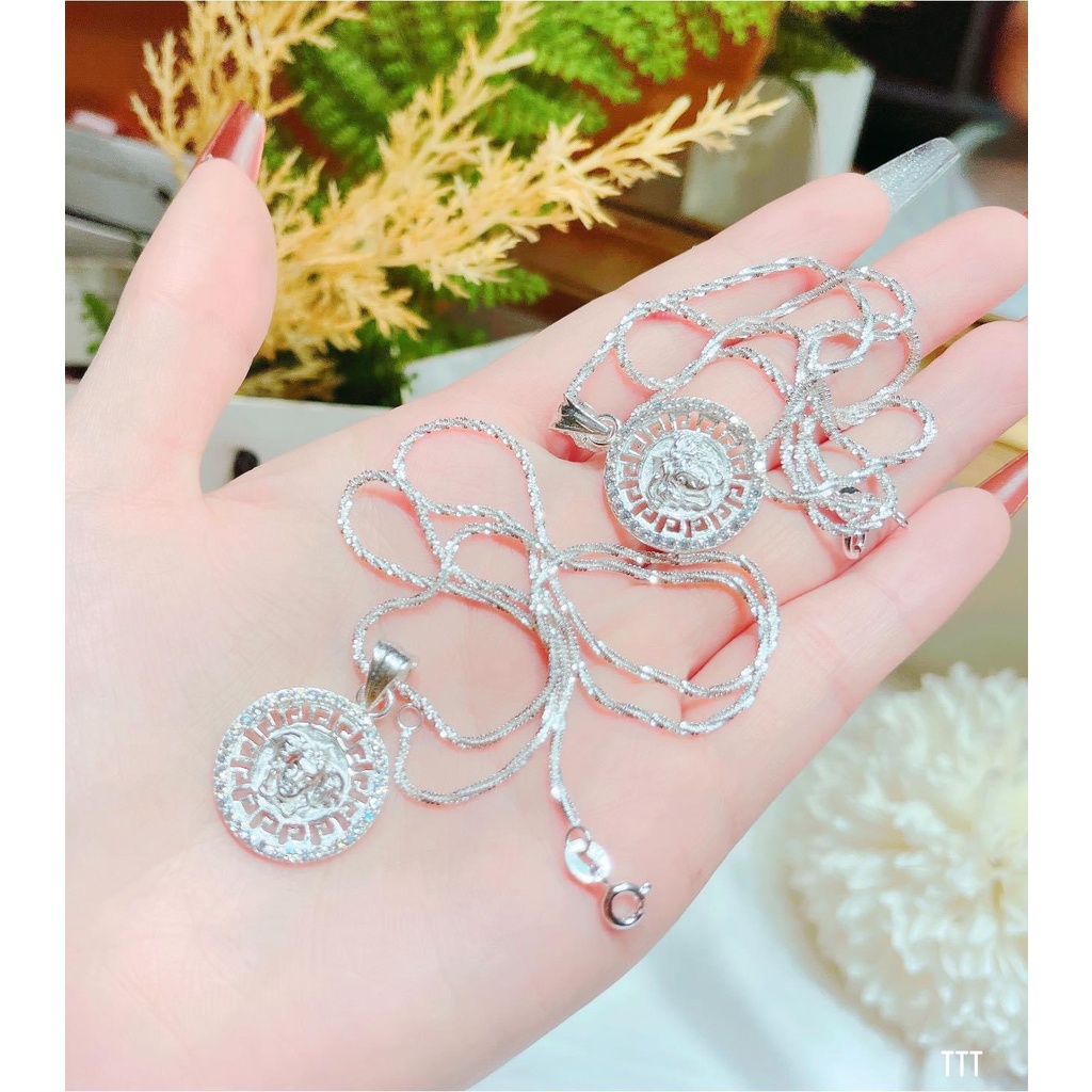 Dây chuyền nữ bạc Ý mặt VS cao cấp sang chảnh - Kho sỉ bạc Nhất Linh