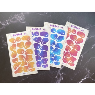 [Bubble #1] Sticker decal bong bóng màu sắc _ #hana.land