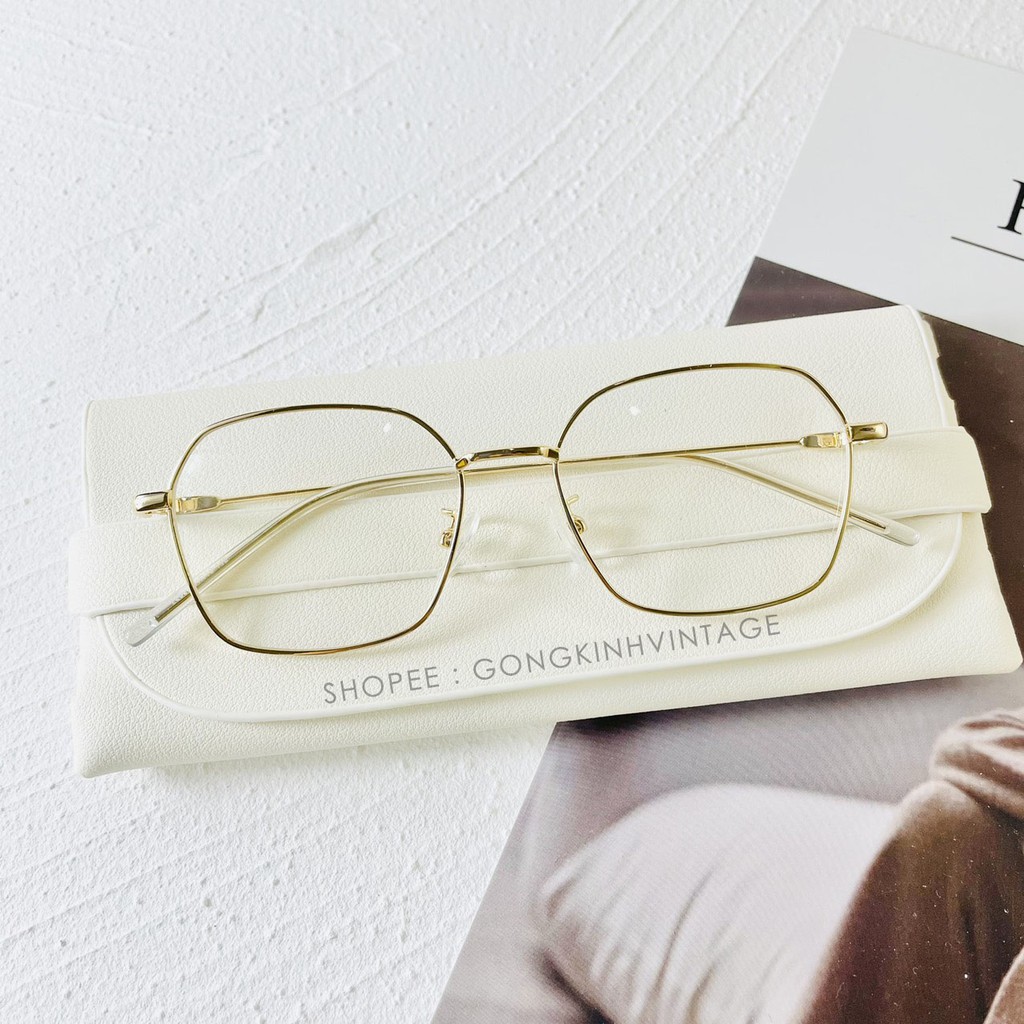 Gọng kính cận nữ, kim loại vuông góc cạnh Fiveminutes  72328 nhiều màu kim loại mảnh Siêu Hot | BigBuy360 - bigbuy360.vn