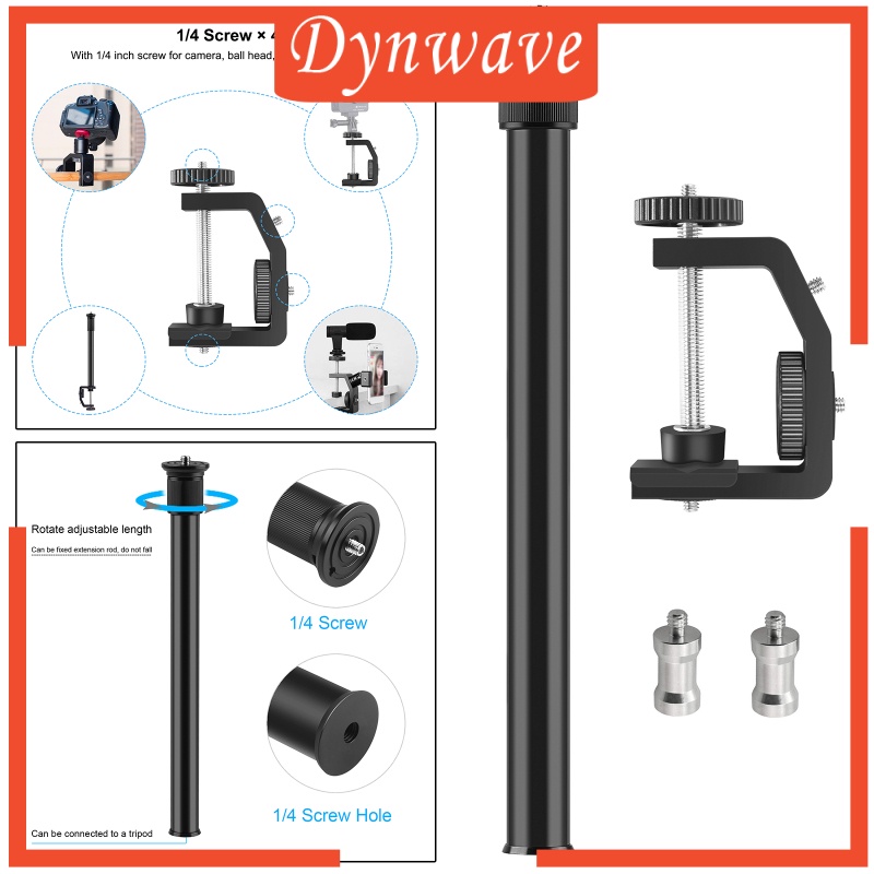 [DYNWAVE] Table Desk Camera Clamp Mount w/1/4&quot; Screw for DSLR Camcorder