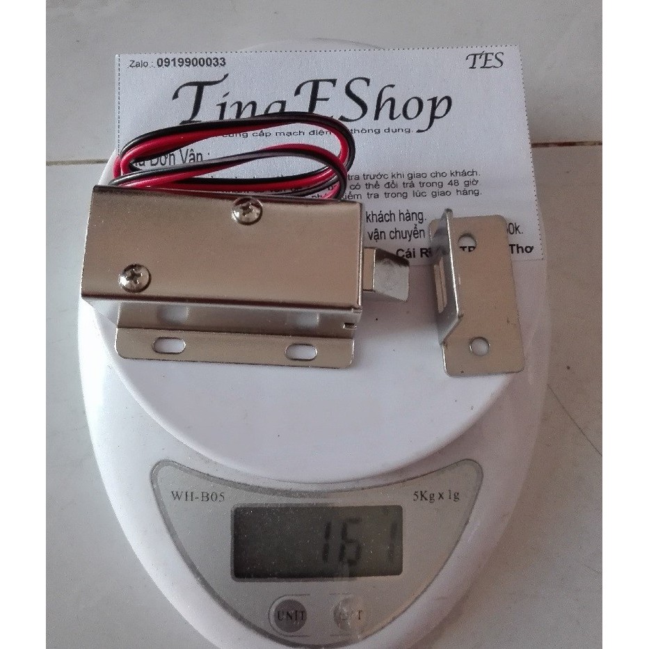 Khóa Điện Từ có Bản Khóa Chốt - Chốt Vuông K006