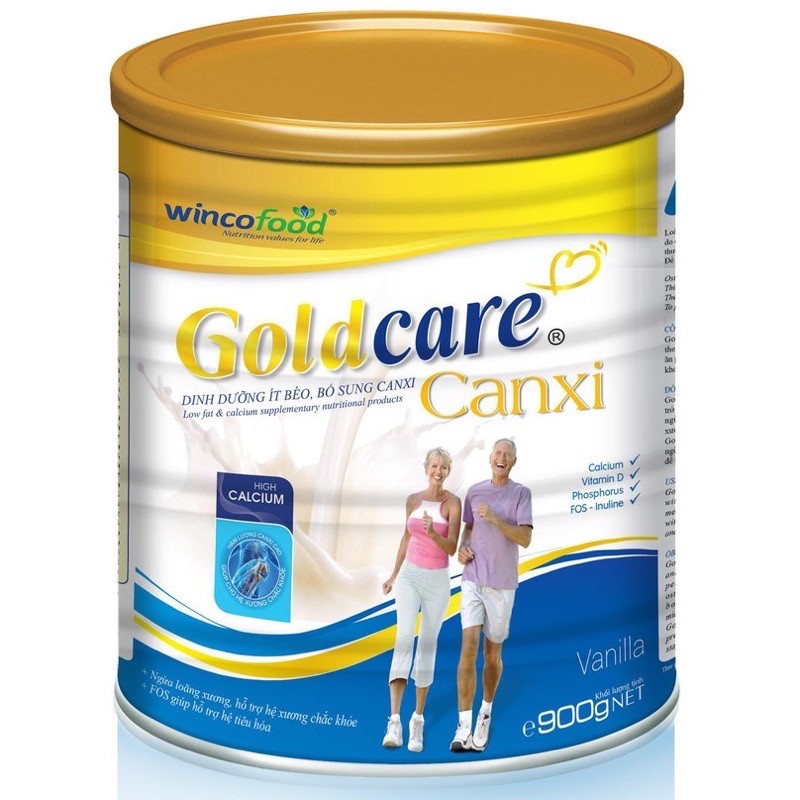Sữa bột Goldcare Canxi và Tiểu Đường 850g - Ít béo, bổ sung Canxi cho người lớn tuổi, suy nhược - chính hãng WincoFood