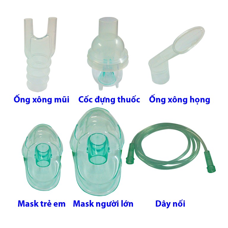 Máy xông mũi họng khí dung COMPMIST Tặng Dụng cụ hút mũi 2 dây an toàn cho bé (BH 5 năm)