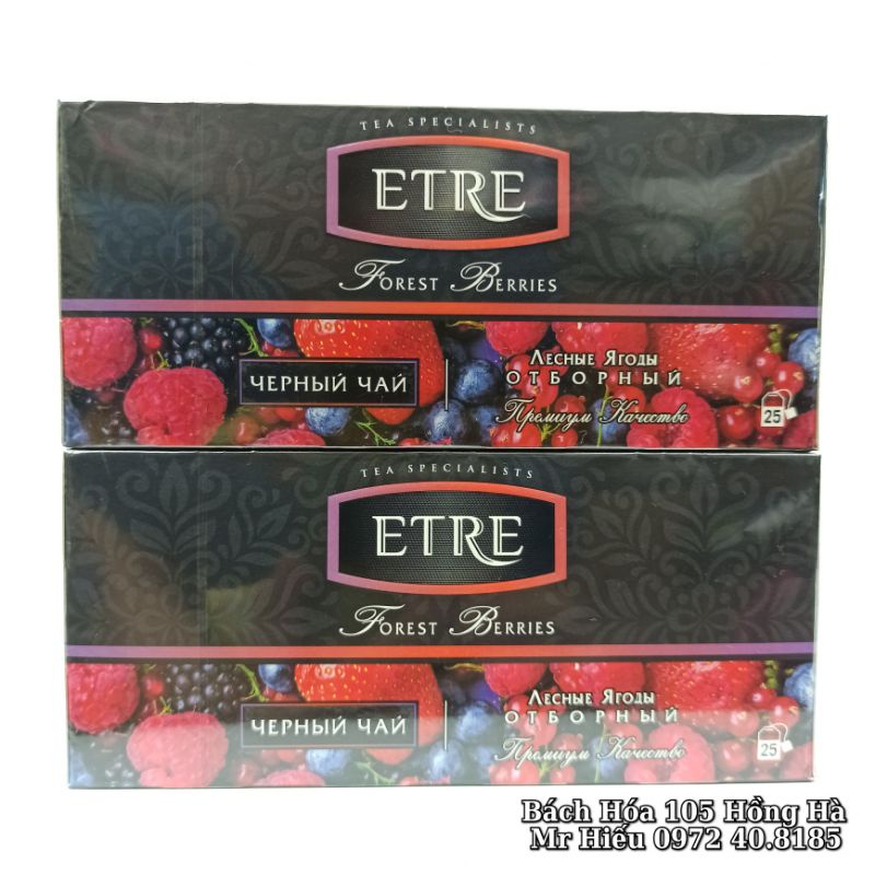 [T5/2023] Trà Nga Etre 25 gói đủ vị
