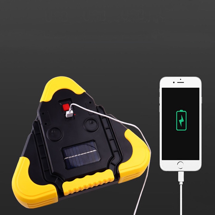 Biển Tam Giác - Biển Báo - Đèn Báo Tam Giác Phản Quang Nhiều Chế Độ Nháy Sáng - slc.vn