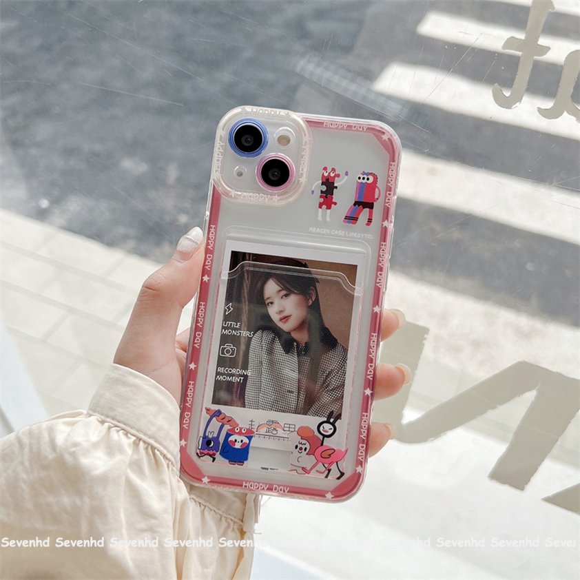 Ốp Điện Thoại Dẻo Trong Suốt Họa Tiết Hoạt Hình One-Eye Cho iPhone 14 13 12 11 Pro Max X XR Xs Max 8 7 6 6s Plus SE 2020