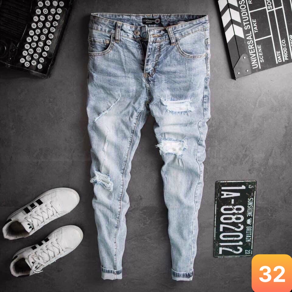 Quần jean nam màu đen trơn không rách gối chất liệu bò jeans cao cấp co dãn 4 chiều đẹp form dáng rin skinny Q18 mới