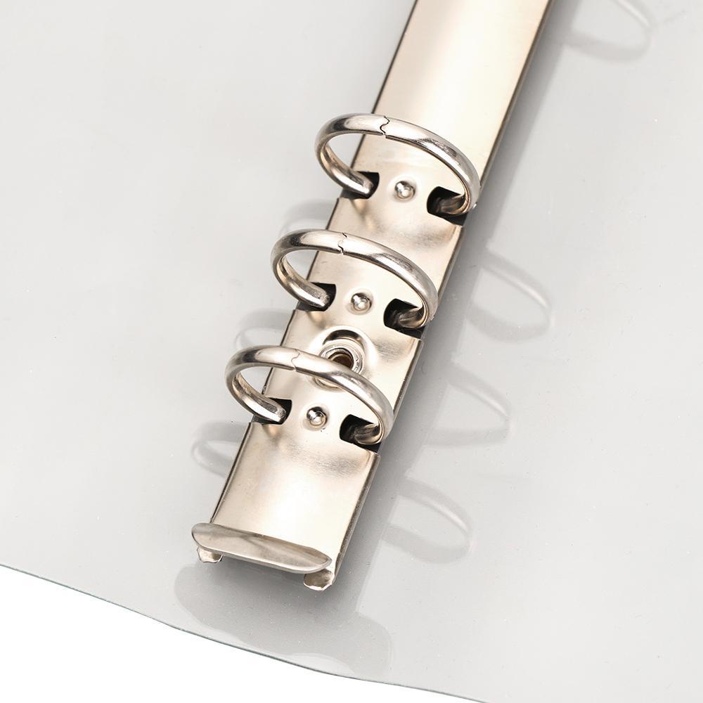 1 Vỏ Bọc Sổ Tay Bằng Nhựa PVC Trong Suốt Hình Chiếc Lá