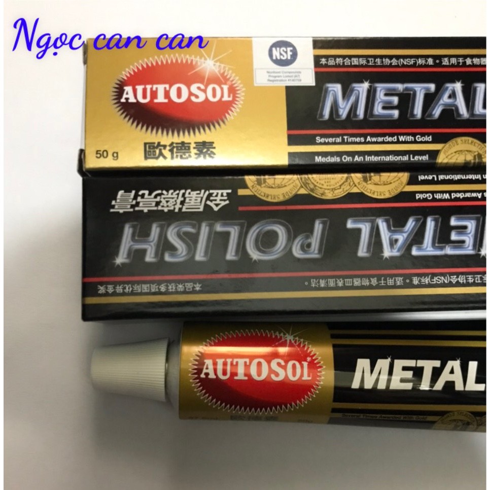 Kem đánh bóng kim loại : AUTOSOL METAL POLISH 50g/ 37.5ml và 100g/75ml