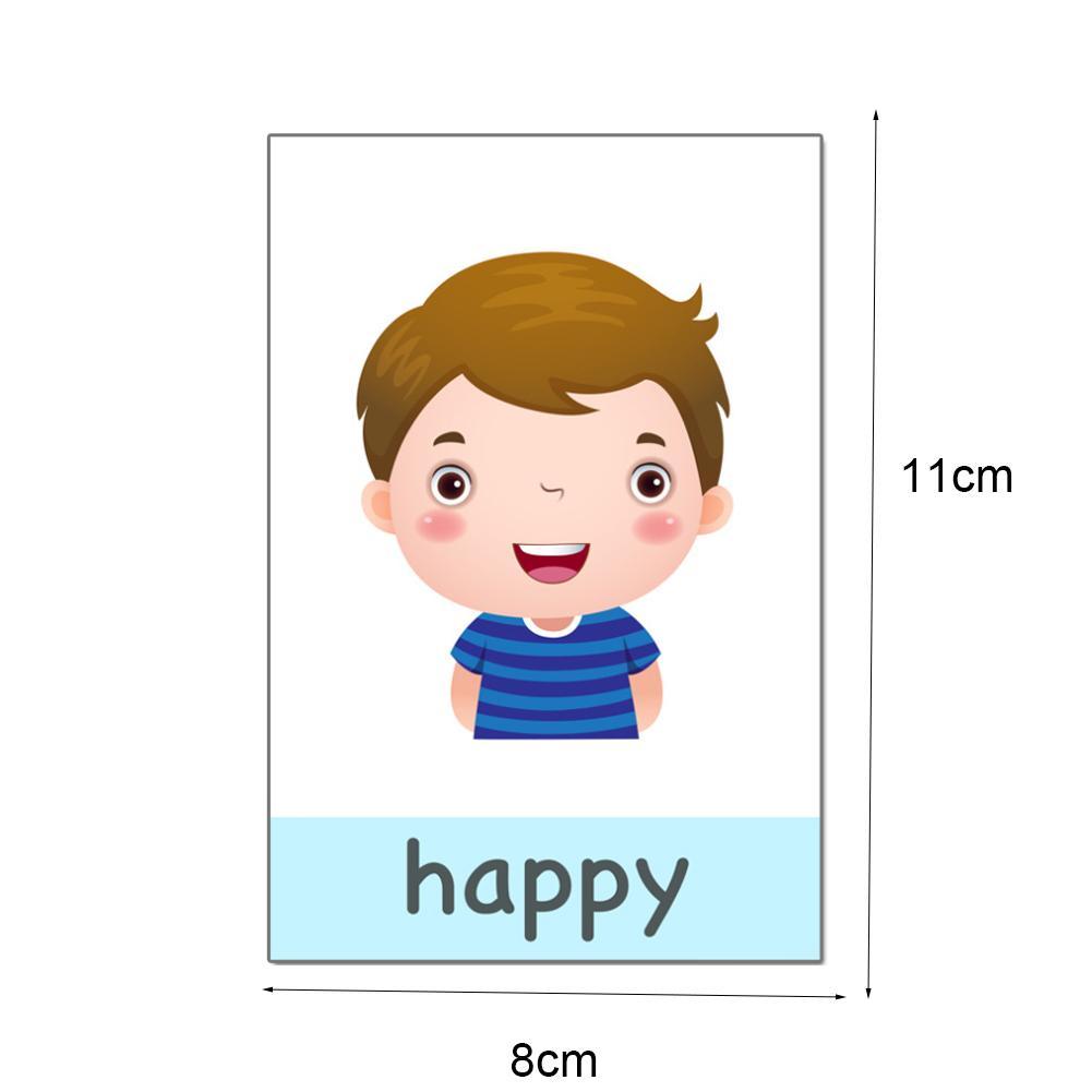 Bộ Thẻ Bài Trò Chơi Tiếng Anh Emoticon 14 Năm S7S2 Cho Bé