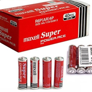 Pin tiểu maxell hộp 40 viên aa - aaa