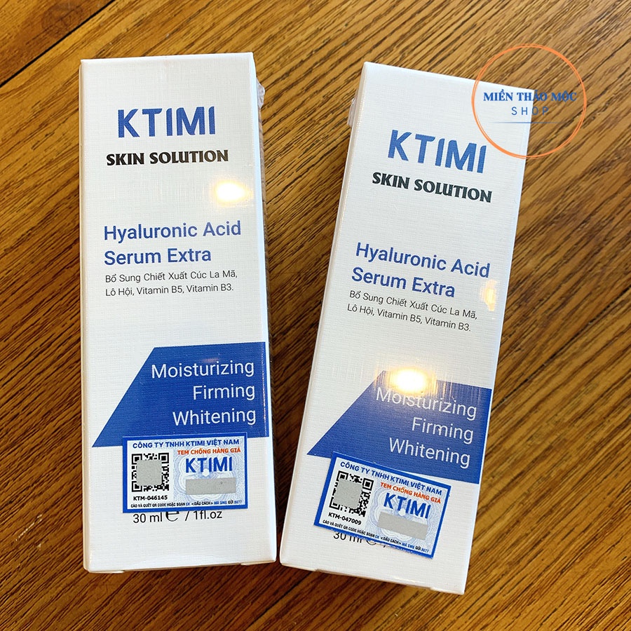 KTIMI HYALURONIC ACID SERUM EXTRA - Serum cấp ẩm Ktimi căng mịn da