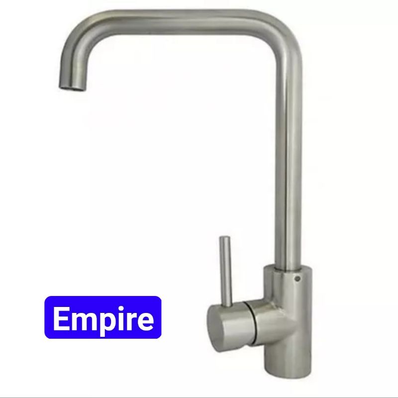 Vòi rửa chén nóng lạnh inox 304 Empire đi kèm 2 dây cấp nóng lạnh , vòi rửa chén, vòi rửa bát
