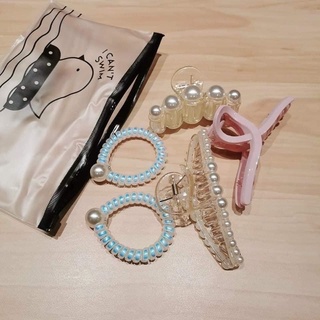 Set 5-7 kẹp tóc thời trang set nhieu mẫu TÍM STORE phụ kiện tóc hàn quốc