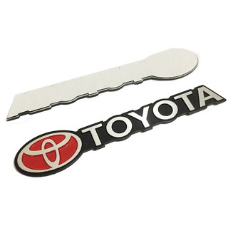 Tem chữ toyota dán trang trí ô tô cao cấp