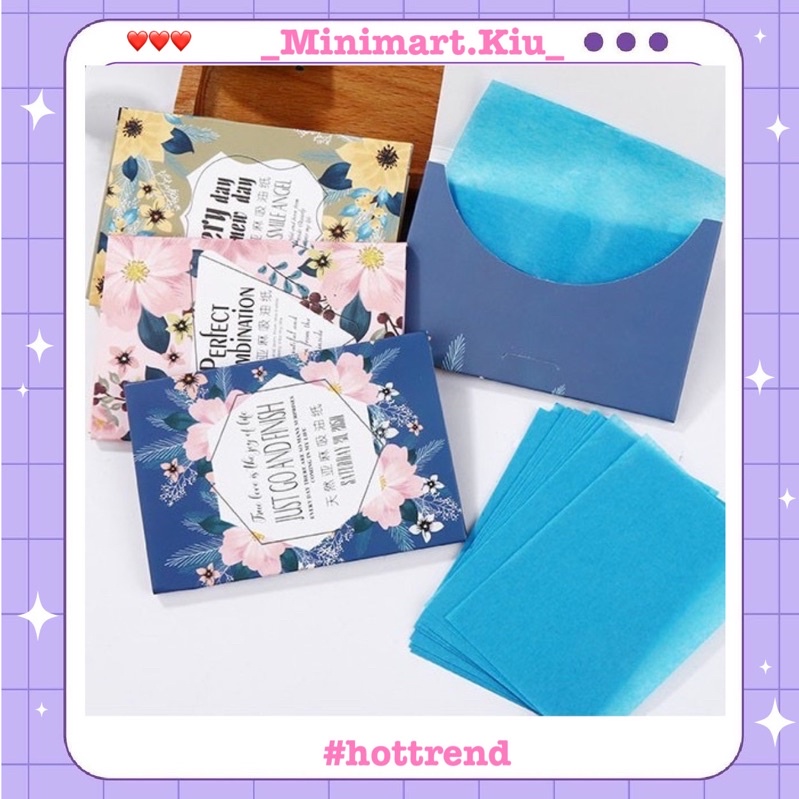 Giấy thấm dầu Maycreate 50 tờ nội địa Trung