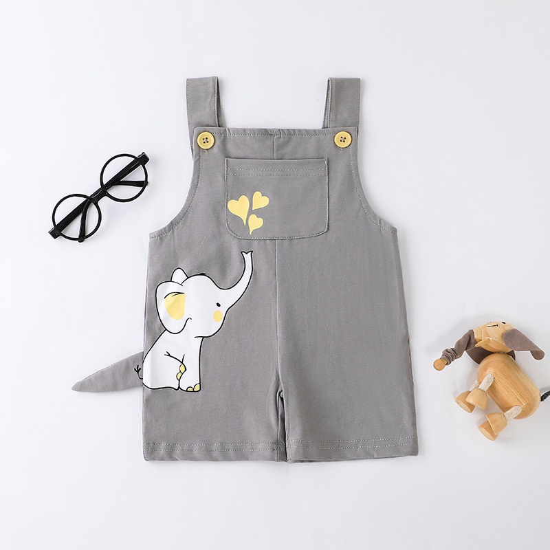 Bộ Đồ 2 Món Quần Áo Bé Trai Body Tay Ngắn Bodysuit Liền Thân Set Mùa Hè In Hoạt Hình Thời Trang Cho Bé Trẻ em Sơ Sinh 0-24 Tháng Tuổi