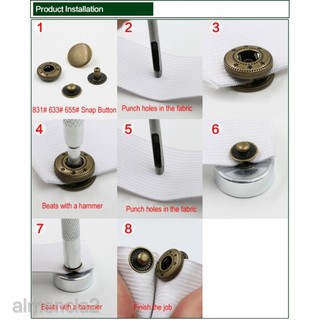 Bộ đóng cúc bấm 4 chi tiết