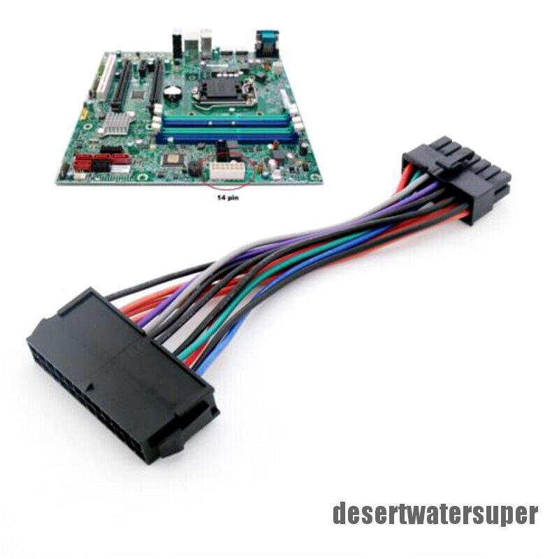 1 Dây Cáp Nguồn 24 Pin Sang 14 Pin Psu Atx Cho Lenovo Ibm
