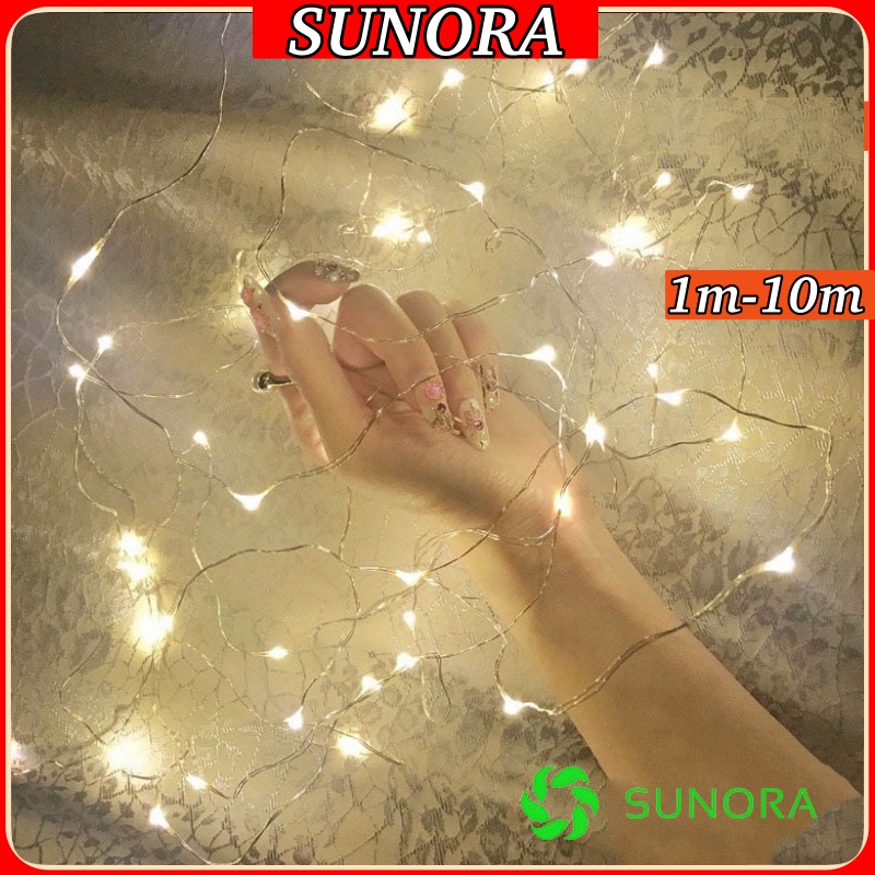 Đèn Led Dây Trang Trí Dùng PIN USB 1m-10m - Đèn Đom Đóm Fairy Light