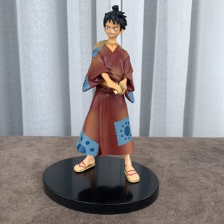 Mô hình One Piece Luffy, Zoro, Sanji, Usopp ở Wano quốc , cao 17cm