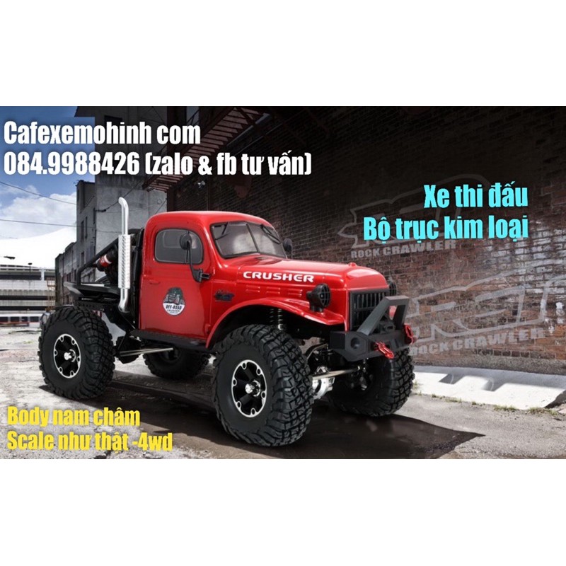 xe điều khiển rock RGT 86181 hàng cao cấp 4wd siêu chống nước