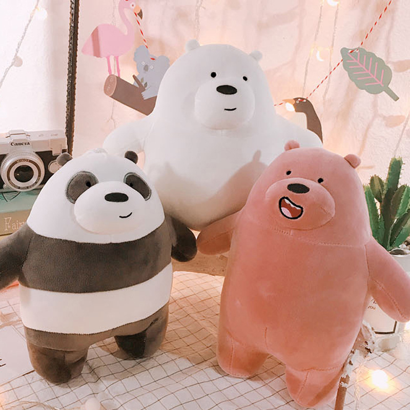 WE BARE BEAR Gấu Nhồi Bông Mềm Hình We Bare Bears 9inch (25cm)