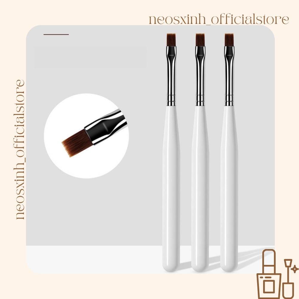 Cọ Vẽ Sơn Móng Tay Màu Trắng- Neosxinh Nails
