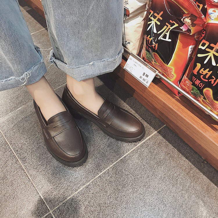 Giày búp bê IELGY mũi tròn phong cách Hàn Quốc thời trang cho nữ