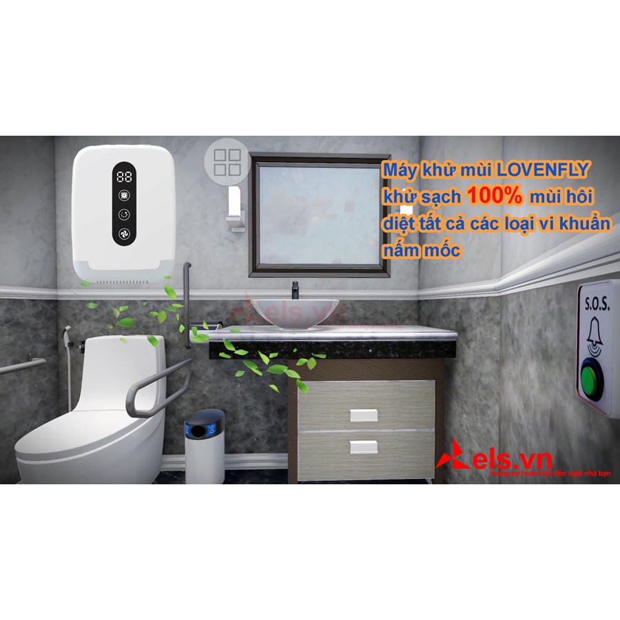 Máy khử mùi nhà vệ sinh Lovenfly LW50