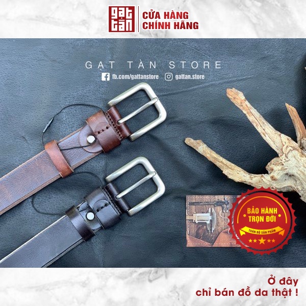 Thắt Lưng Da Nam / Dây Nịt Da Nam Cao Cấp Gạt Tàn Store / Cam Kết Da Bò Thật 100% - TL 211