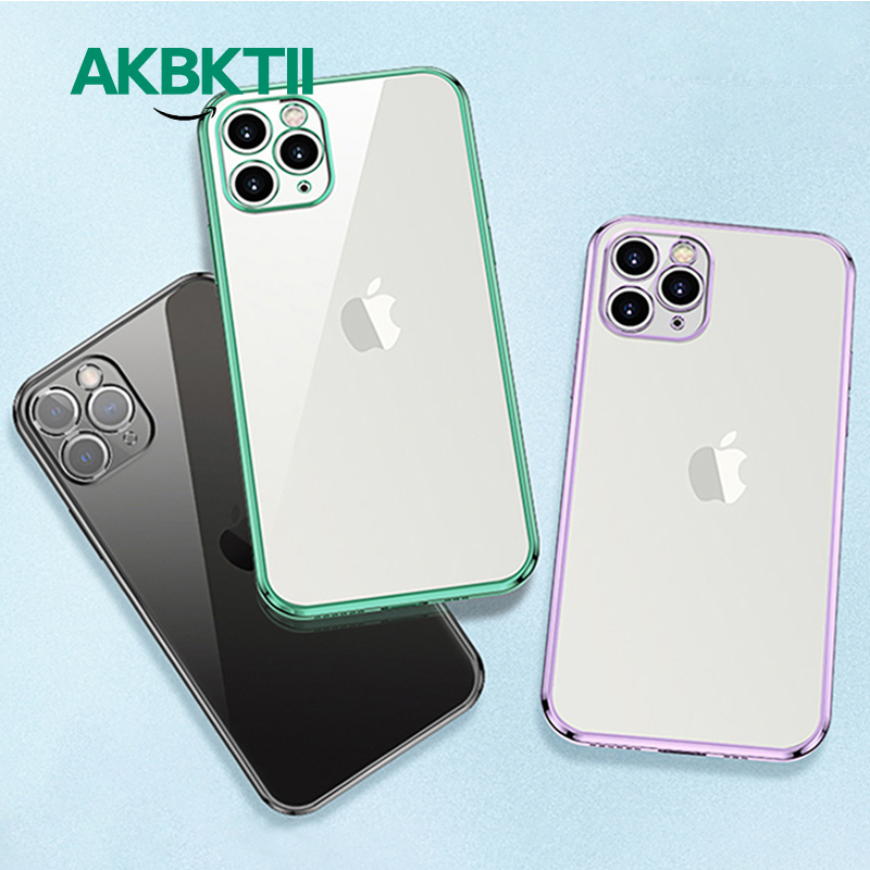 Ốp điện thoại TPU mềm khung vuông cổ điển cho IPHONE 12 PRO MAX 11 PRO MAX X XS MAX XR 7 8 PLUS SE2020 | BigBuy360 - bigbuy360.vn