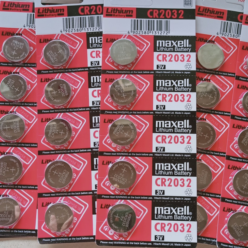 NOWSHIP - Vỉ 5 viên Pin dùng cho nhiệt kế điện tử MC720 Maxell CR2032 3V