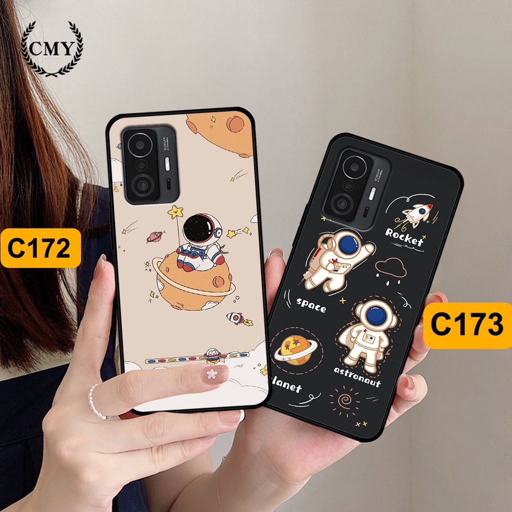 Ốp Xiaomi Mi 11T - Mi 11T Pro in hình astronaut, phi hành gia vũ trụ hottrend, độc đáo, cá tính.