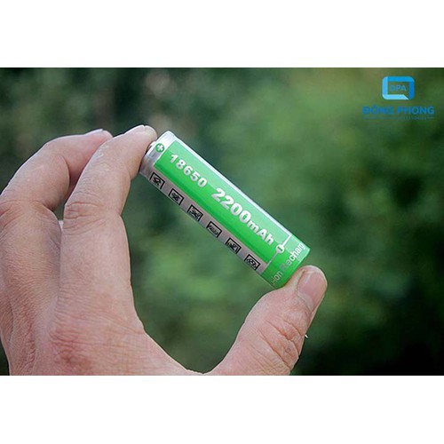 Pin Sạc 18650 4.2V 2200mAh Lithium-ion