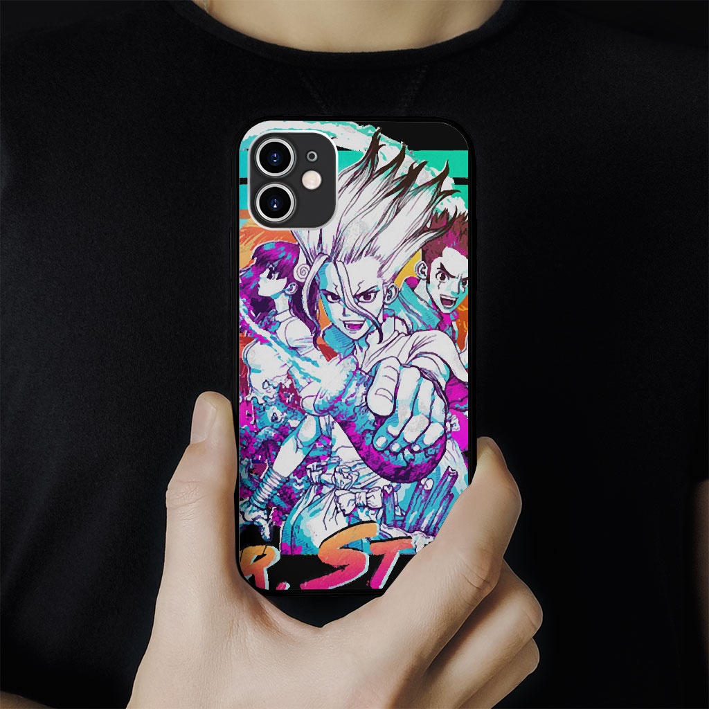 Ốp Manga Dr.Stone  Ishigami Senku cực ngầu cho IPHONE và SAMSUNG  MANGA00163