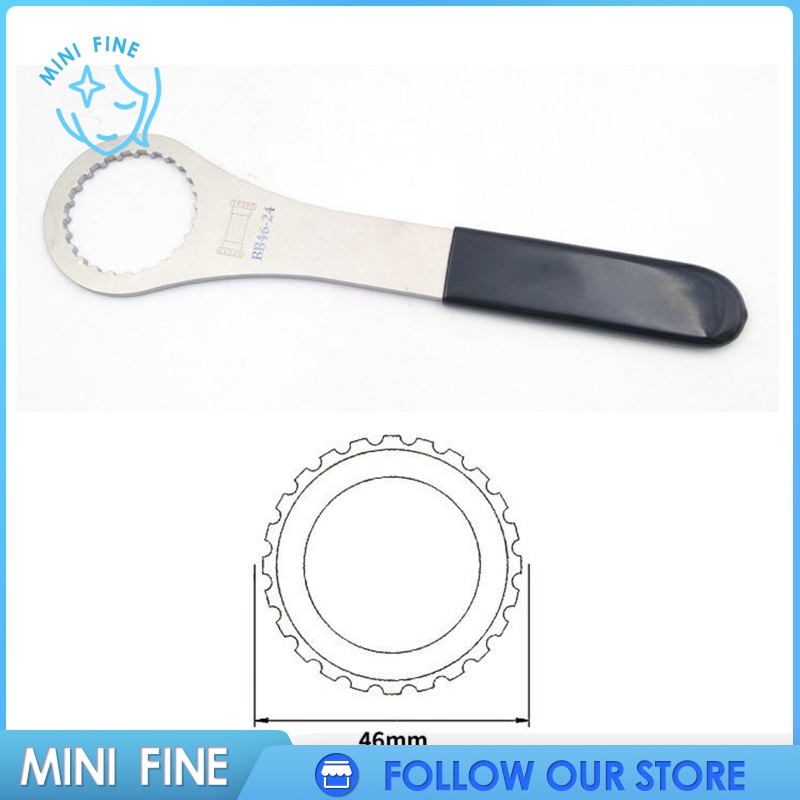 【mini fine】Bottom Bracket Remover Bottom Bracket Wrench Bottom Bracket Removal Tool Bicycle Tool - High hardness, wear resistance, not easy to scratch the axle.