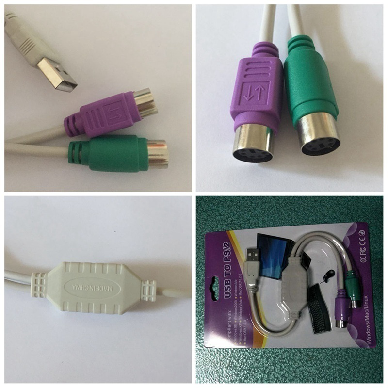 Đầu Chuyển Đổi Từ Cổng Usb Sang Ps2 Bàn Phím Và Chuột