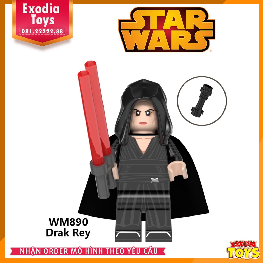 Xếp hình Minifigure Star Wars: Sự Trỗi Dậy Của Skywalker - Chiến Tranh Giữa Các Vì Sao - WM6081