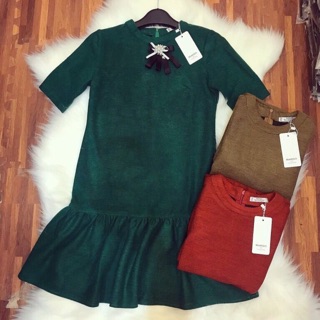 Bán sỉ váy dạ len sll