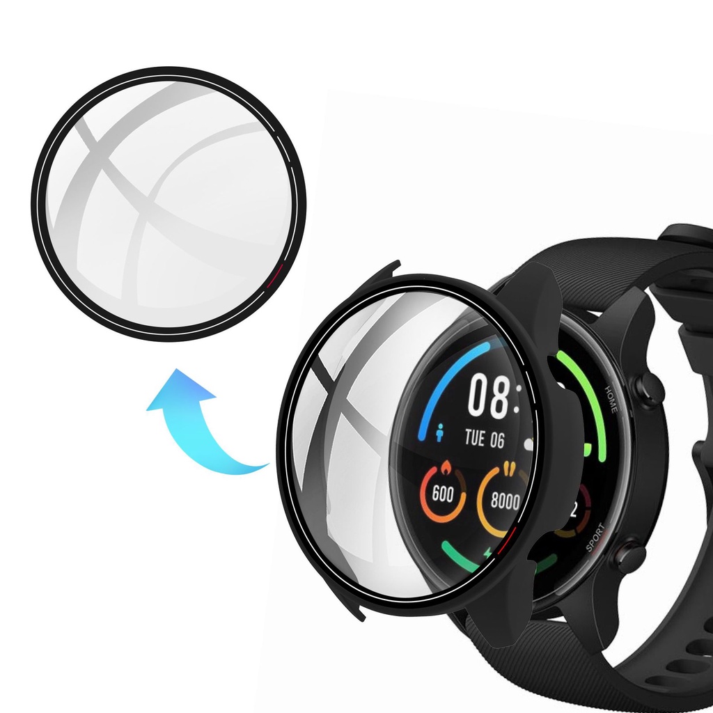 Khung Kính Cứng Bảo Vệ Màn Hình Đồng Hồ Thể Thao Thông Minh Xiaomi Mi Watch Color