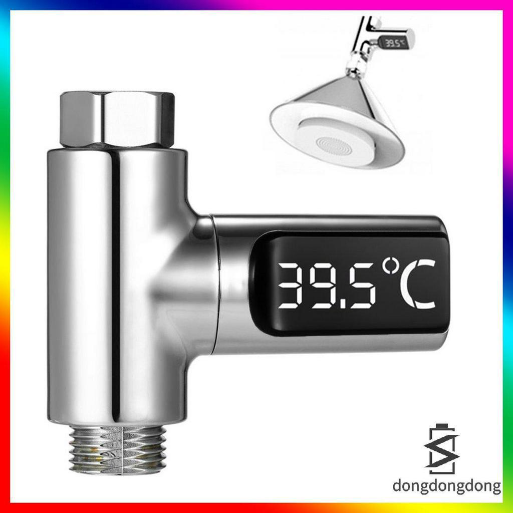 Nhiệt kế đèn LED gắn vòi nước tắm sáng tạo